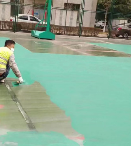 泉州球场地面翻新
